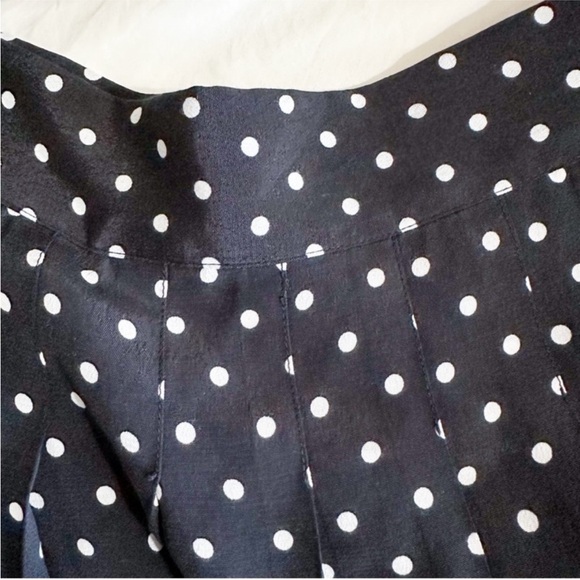 Sezane Alicia Skirt Black Polka Dots - Picture 7 of 7